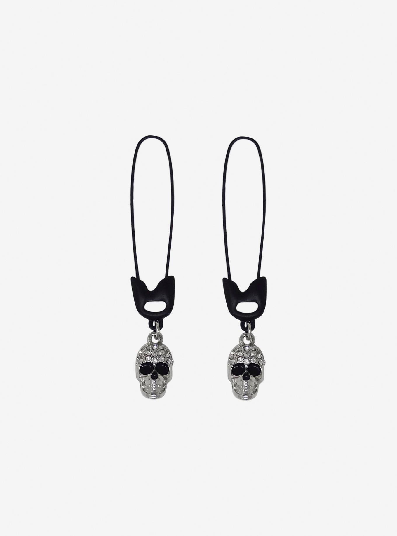 Safety pin store earrings hot topic