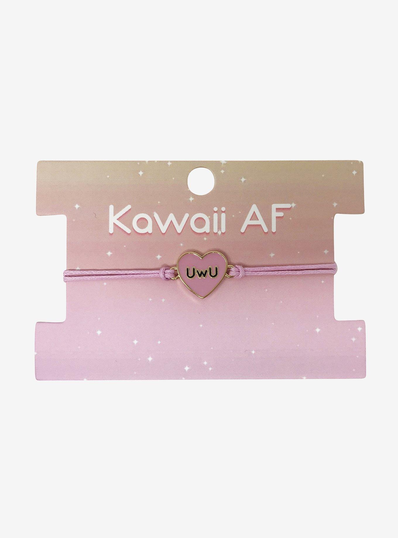 UwU Heart Cord Bracelet