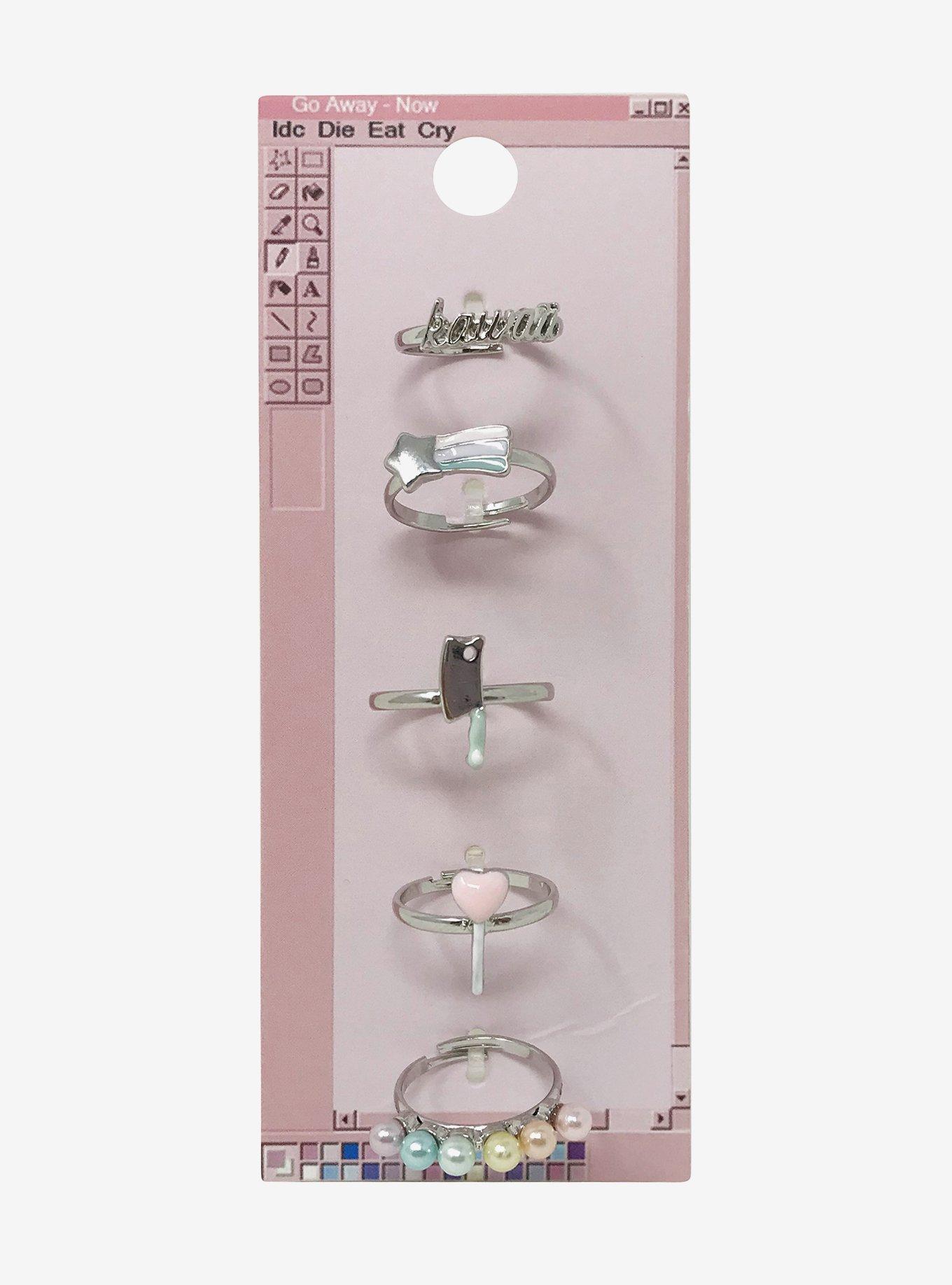 Kawaii Ring Set, , hi-res