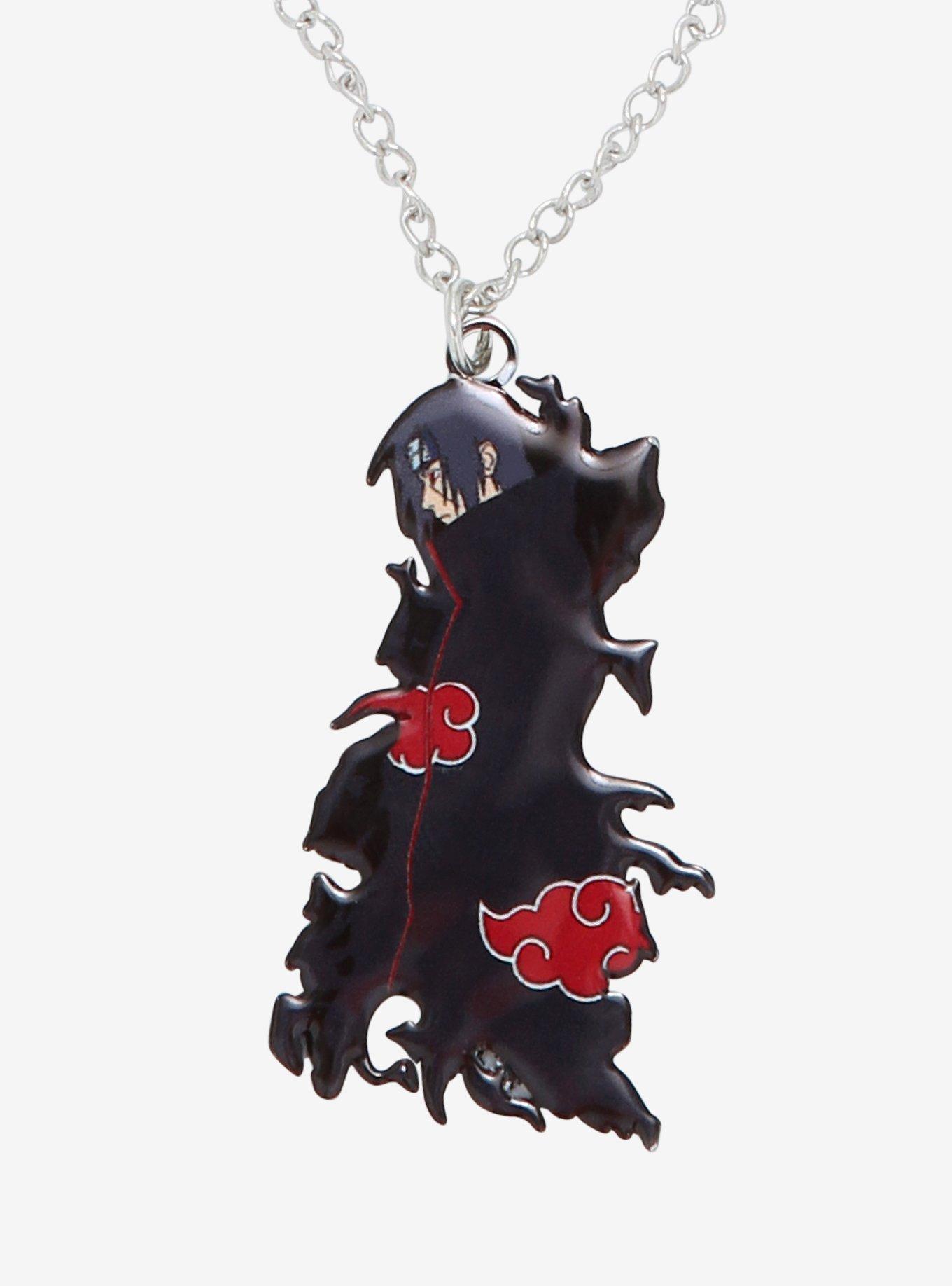 Naruto Shippuden: Itachi Lanyard with ID Badge Holder & Akatsuki Cloud  Charm - Circle Red