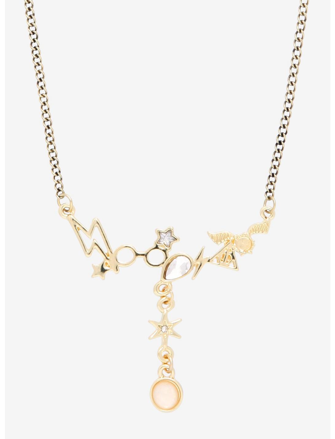 Harry Potter Icon Cluster Necklace | Hot Topic