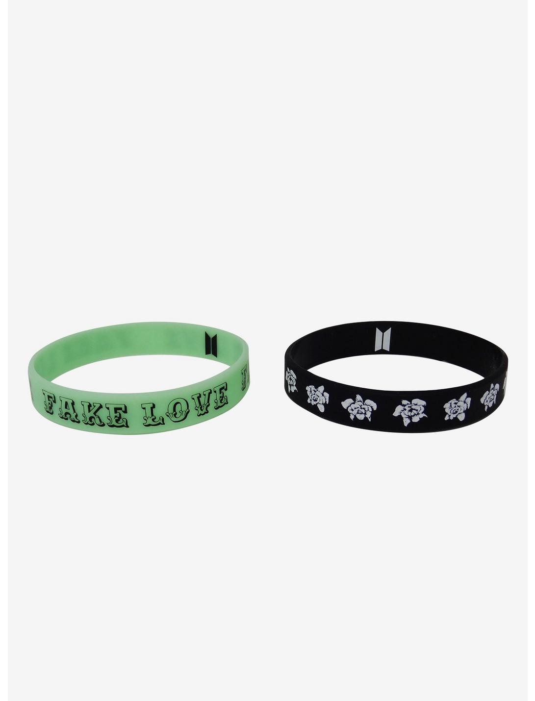 BTS Fake Love Rubber Bracelet Set, , hi-res
