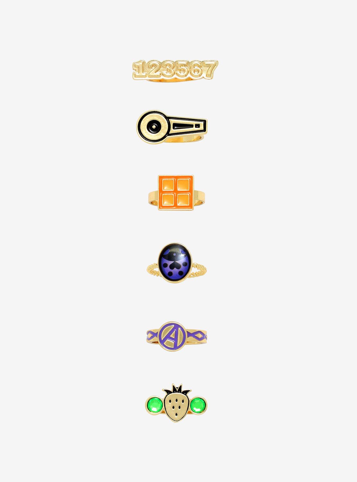 JoJo's Bizarre Adventure Team Bucciarati Ring Set, , hi-res