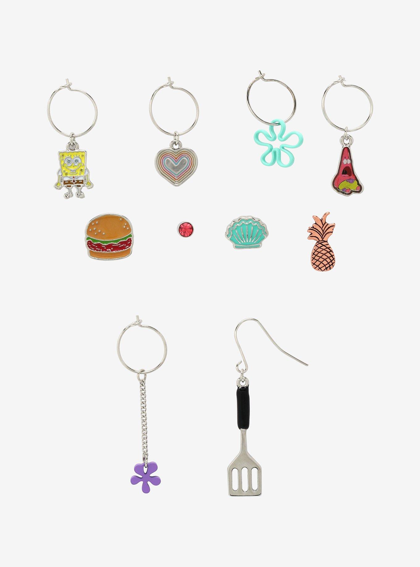 SpongeBob SquarePants Icons Mismatch Earring Set, , hi-res