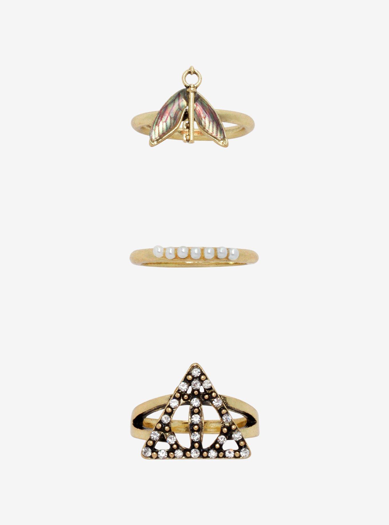 Harry Potter Winged Key Ring Set, , hi-res