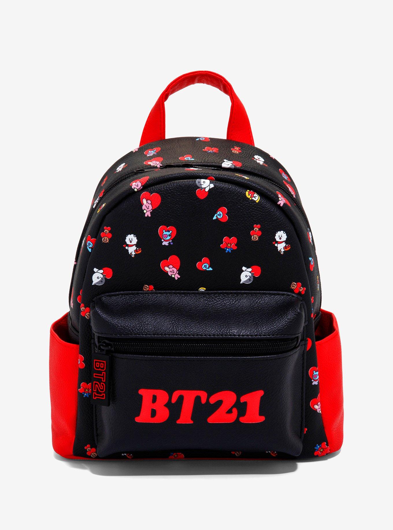BT21 Character Hearts Mini Backpack, , hi-res