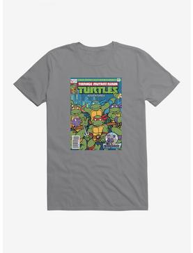 Teenage Mutant Ninja Turtles Adventures Comic Book Group Cover T-Shirt, STORM GREY, hi-res