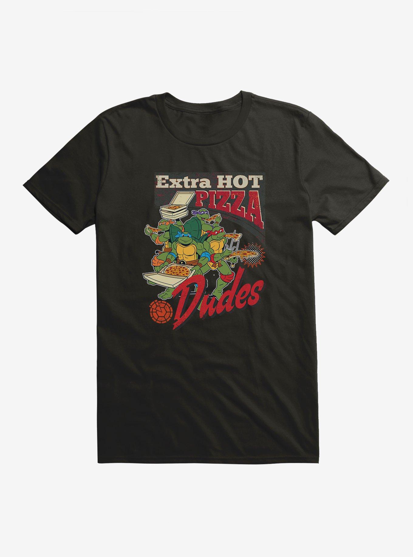Teenage Mutant Ninja Turtles Extra Hot Pizza T-Shirt, BLACK, hi-res