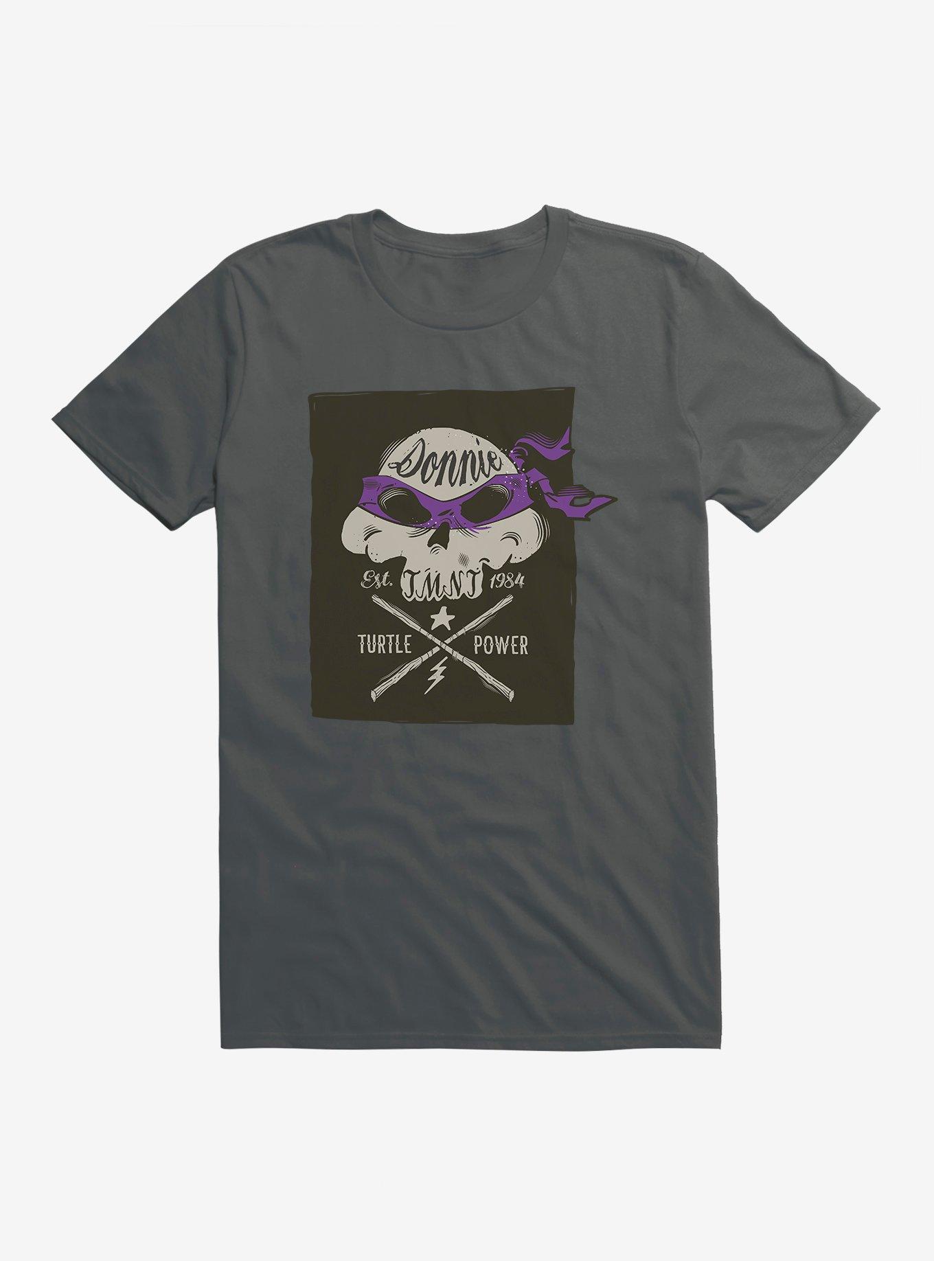 Teenage Mutant Ninja Turtles Donatello Bandana Skull And Weapons T-Shirt, , hi-res