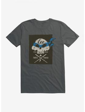 Teenage Mutant Ninja Turtles Leonardo Bandana Skull And Weapons T-Shirt, CHARCOAL, hi-res