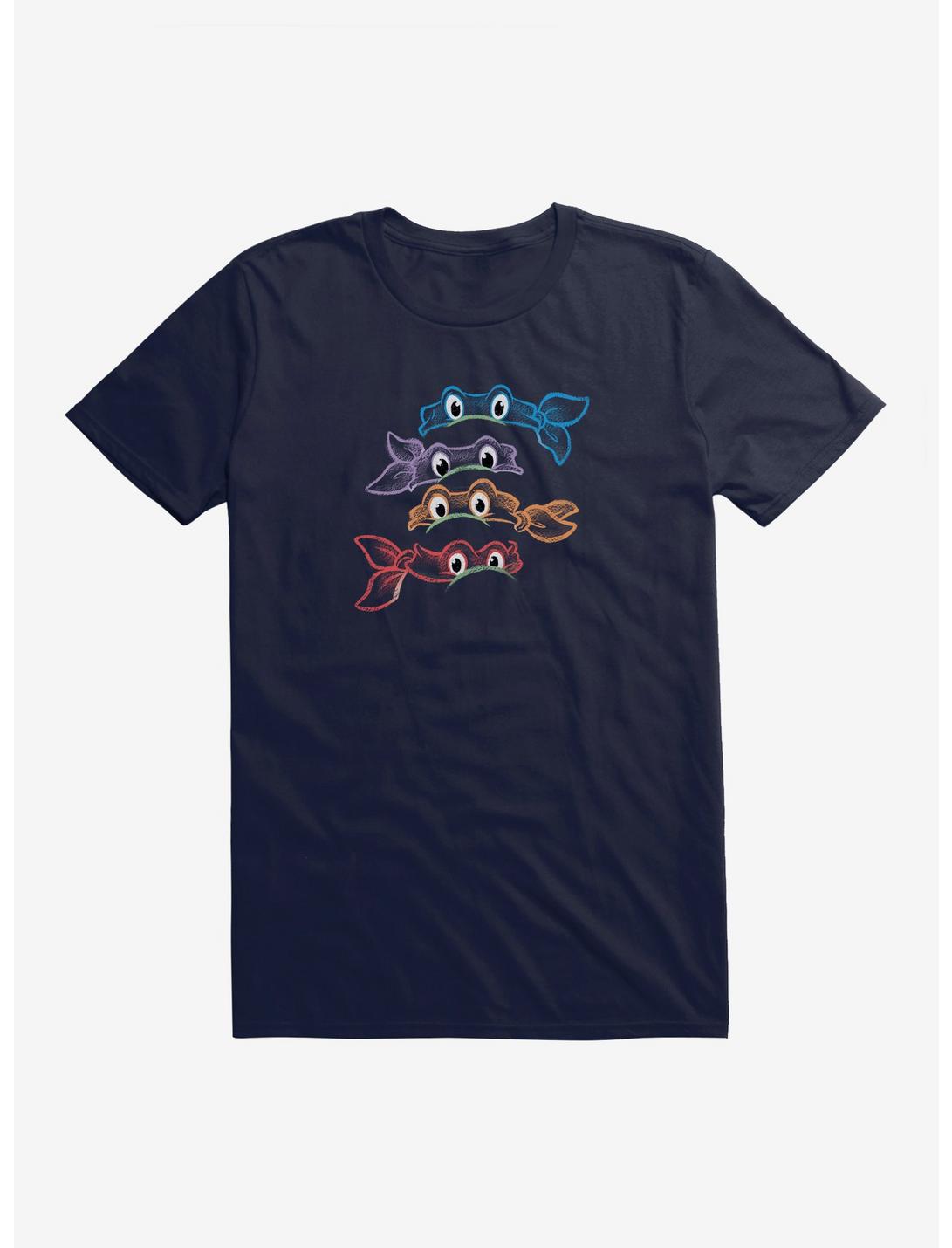 Teenage Mutant Ninja Turtles Neon Chalk Group Bandanas T-Shirt, , hi-res