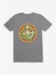 Teenage Mutant Ninja Turtles Group On Pizza Slices T-Shirt, , hi-res