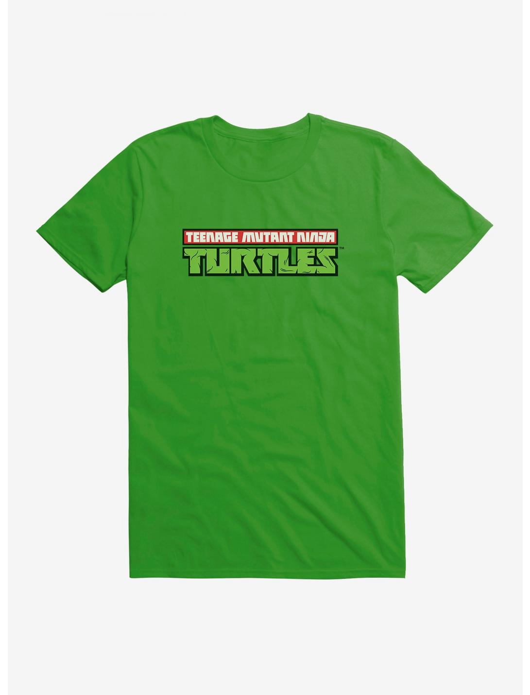 Teenage Mutant Ninja Turtles Original Title Script T-Shirt, GREEN APPLE, hi-res