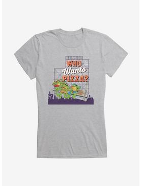 Teenage Mutant Ninja Turtles Pizza Neon Sign Girls T-Shirt, , hi-res