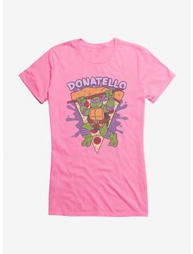 Teenage Mutant Ninja Turtles Donatello Pizza Slice Girls T-Shirt, CHARITY PINK, hi-res