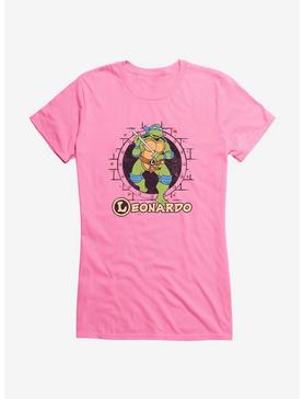 Teenage Mutant Ninja Turtles Leonardo Out The Sewer Girls T-Shirt, CHARITY PINK, hi-res