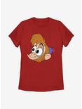 Disney Aladdin Big Face Abu Womens T-Shirt, RED, hi-res