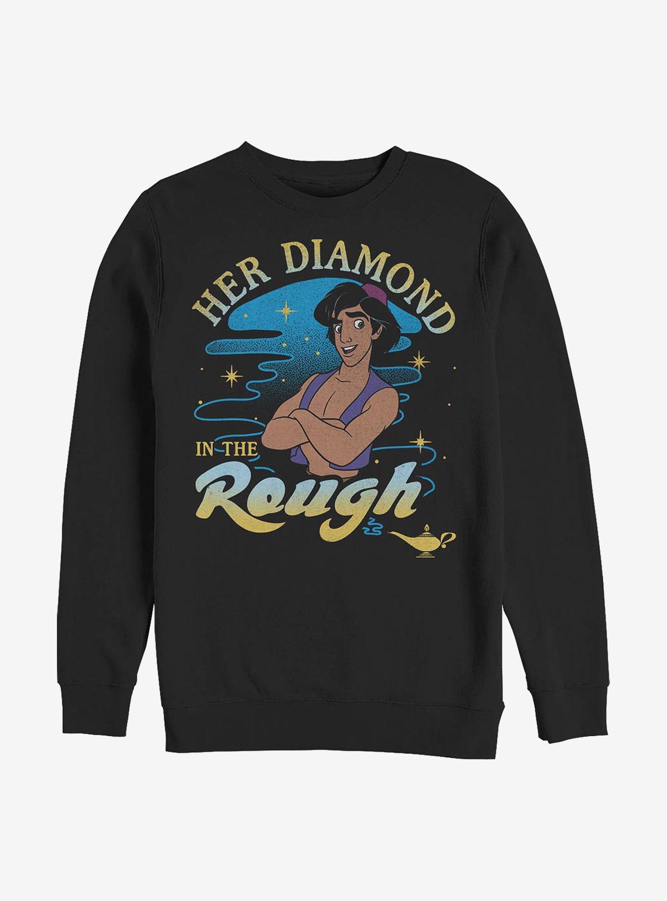 Disney Aladdin Diamond In The Rough Sweatshirt, BLACK, hi-res