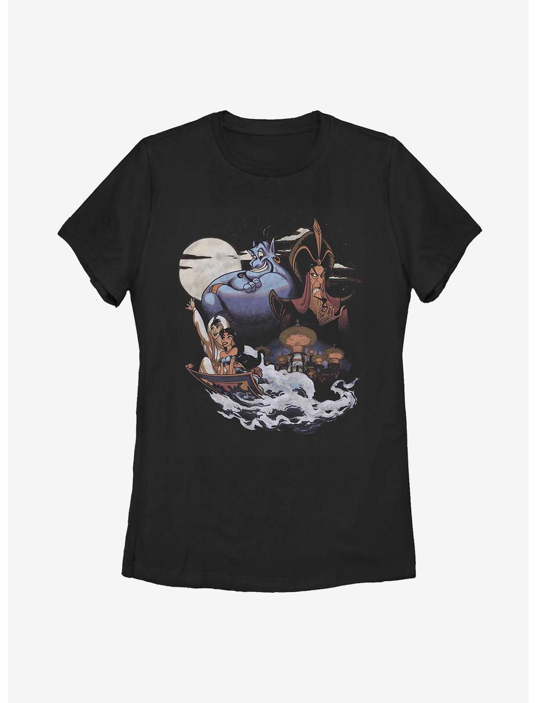 Disney Aladdin Winds Of Agrabah Womens T-Shirt, BLACK, hi-res