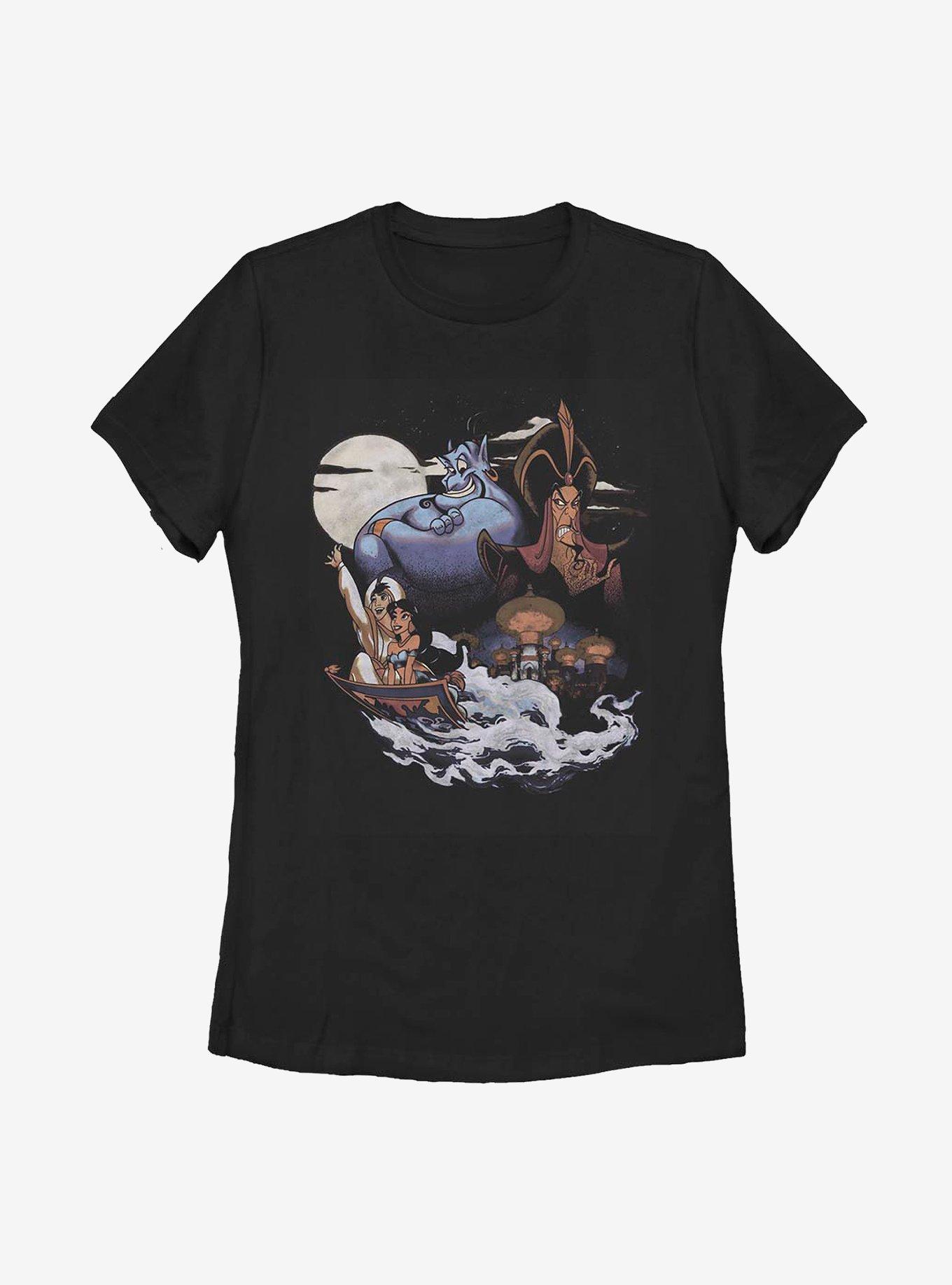 Disney Aladdin Winds Of Agrabah Womens T-Shirt, BLACK, hi-res