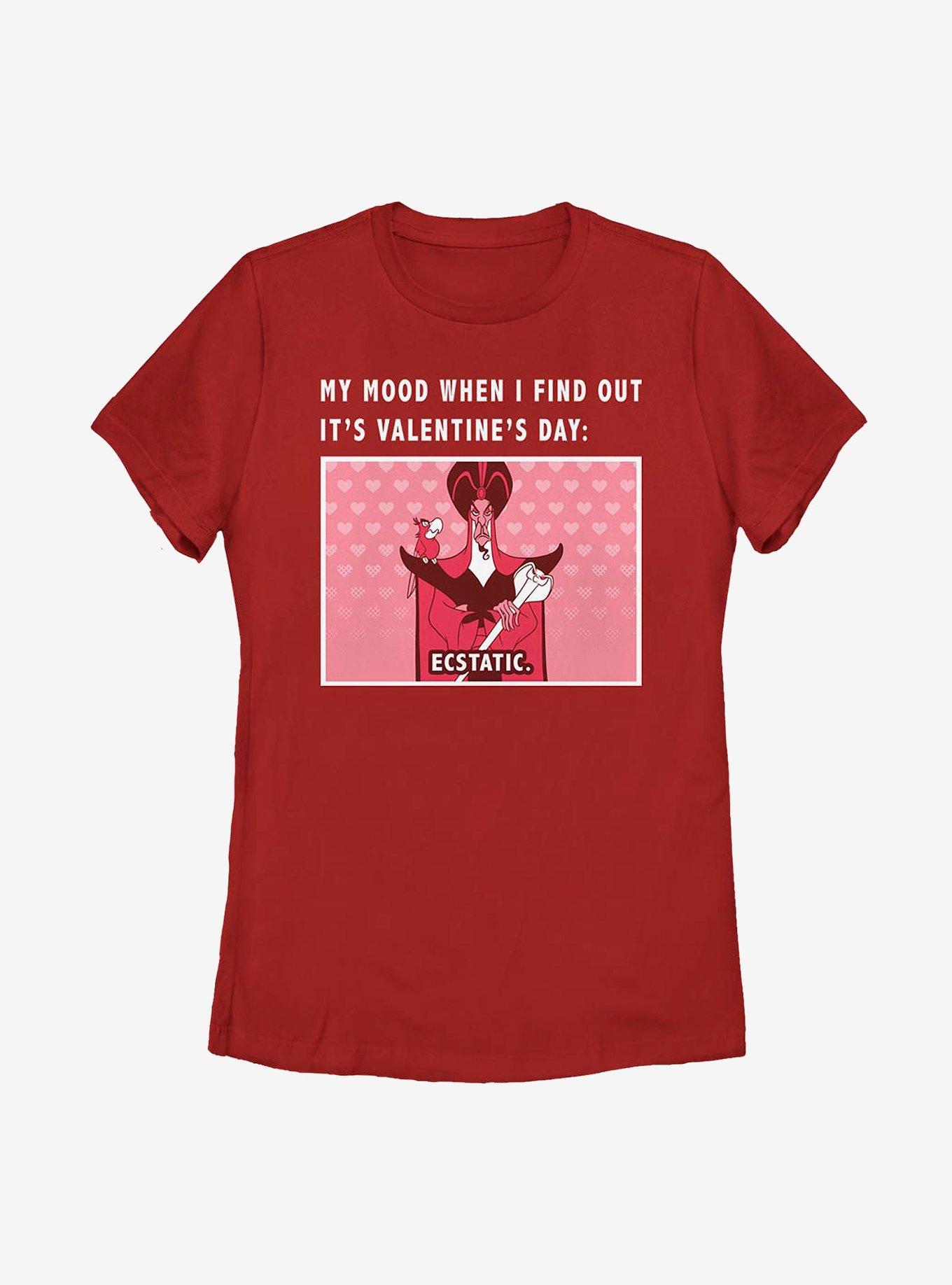 Disney Aladdin Jafar Valentine Meme Womens T-Shirt, RED, hi-res