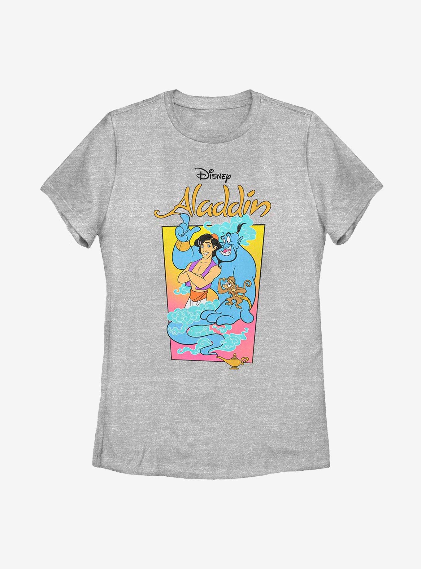 Disney Aladdin Neon Vaper Womens T-Shirt, ATH HTR, hi-res