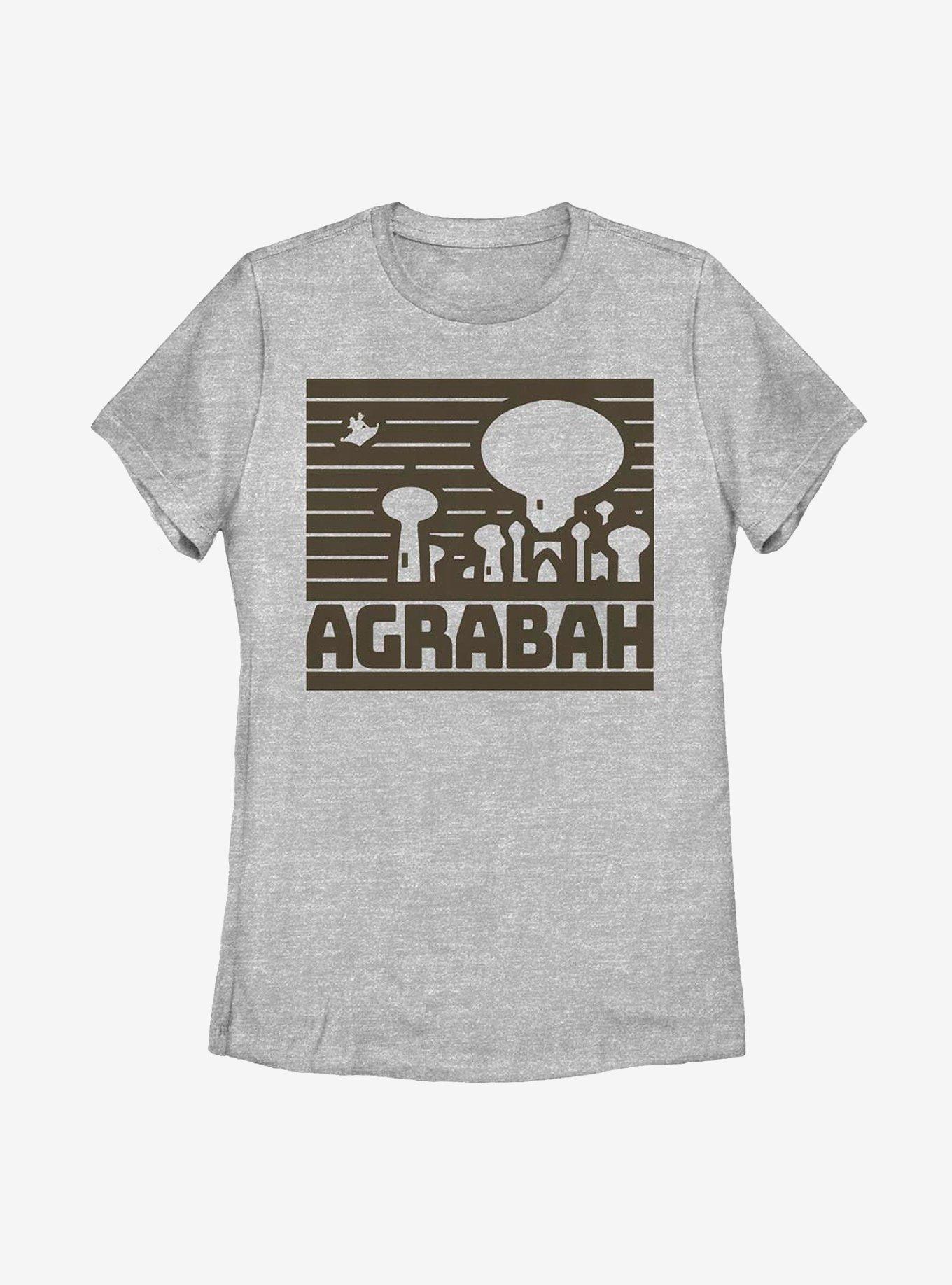 Disney Aladdin Simple Agrabah Womens T-Shirt, ATH HTR, hi-res