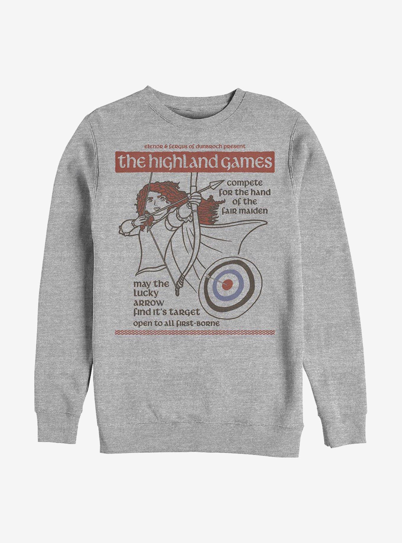 Disney Pixar Brave Highland Games Sweatshirt, ATH HTR, hi-res