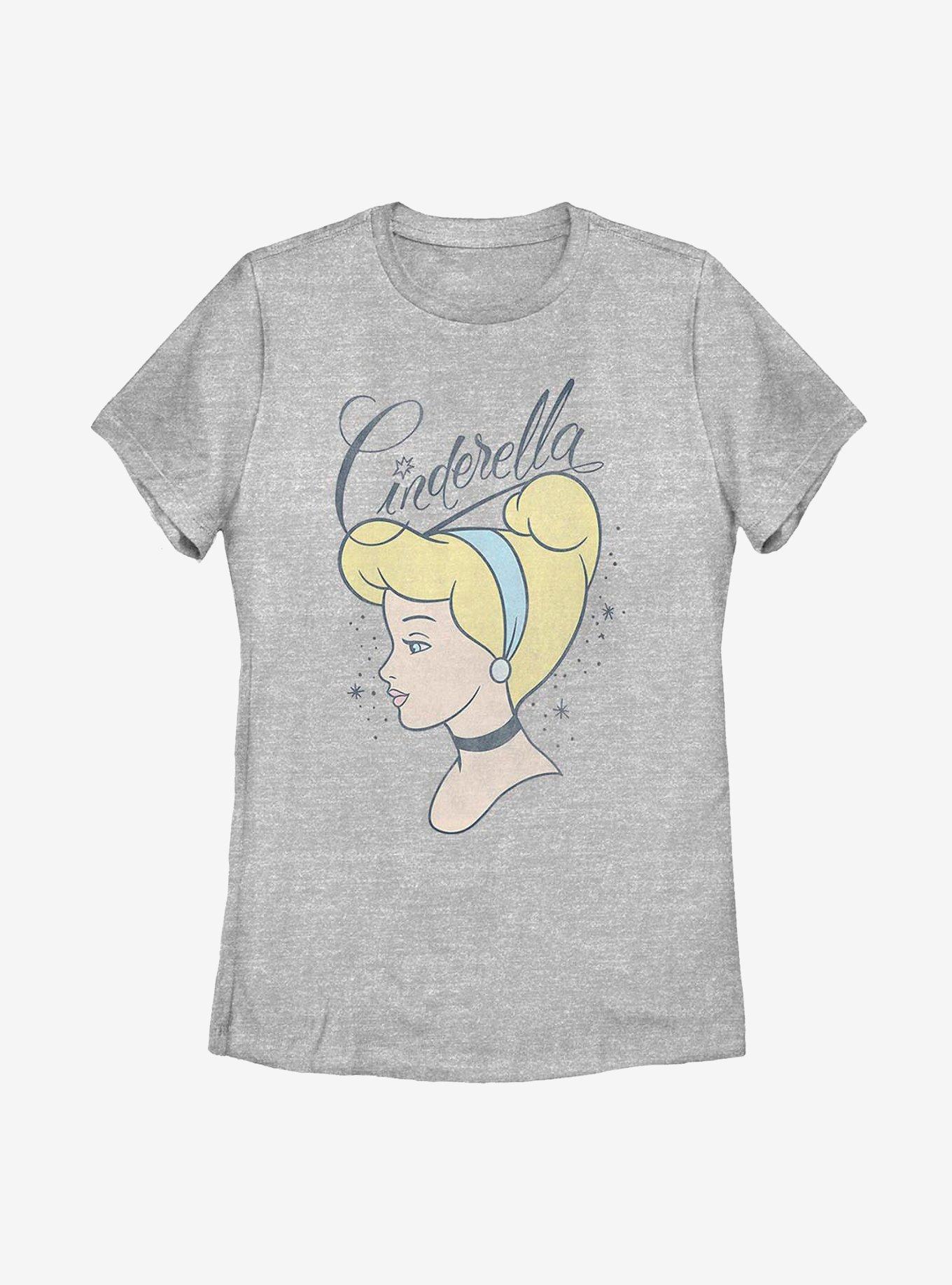 Disney Cinderella Classic Fashion Womens T-Shirt, ATH HTR, hi-res