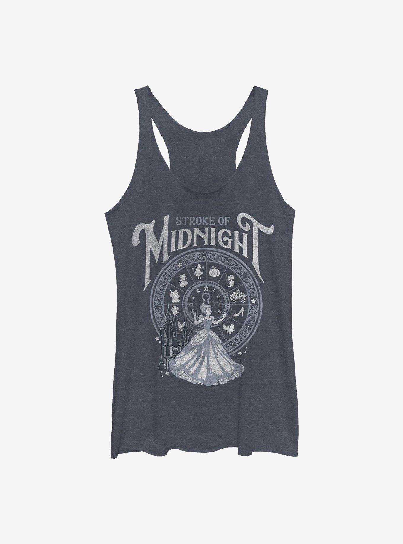 Disney Cinderella Stroke Of Midnight Womens Tank Top, NAVY HTR, hi-res