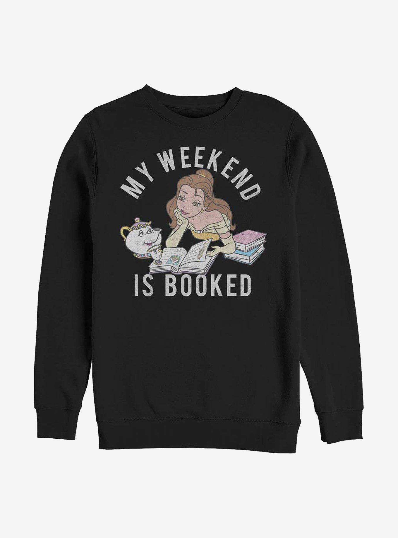 Disney Beauty And The Beast Booked Sweatshirt, , hi-res