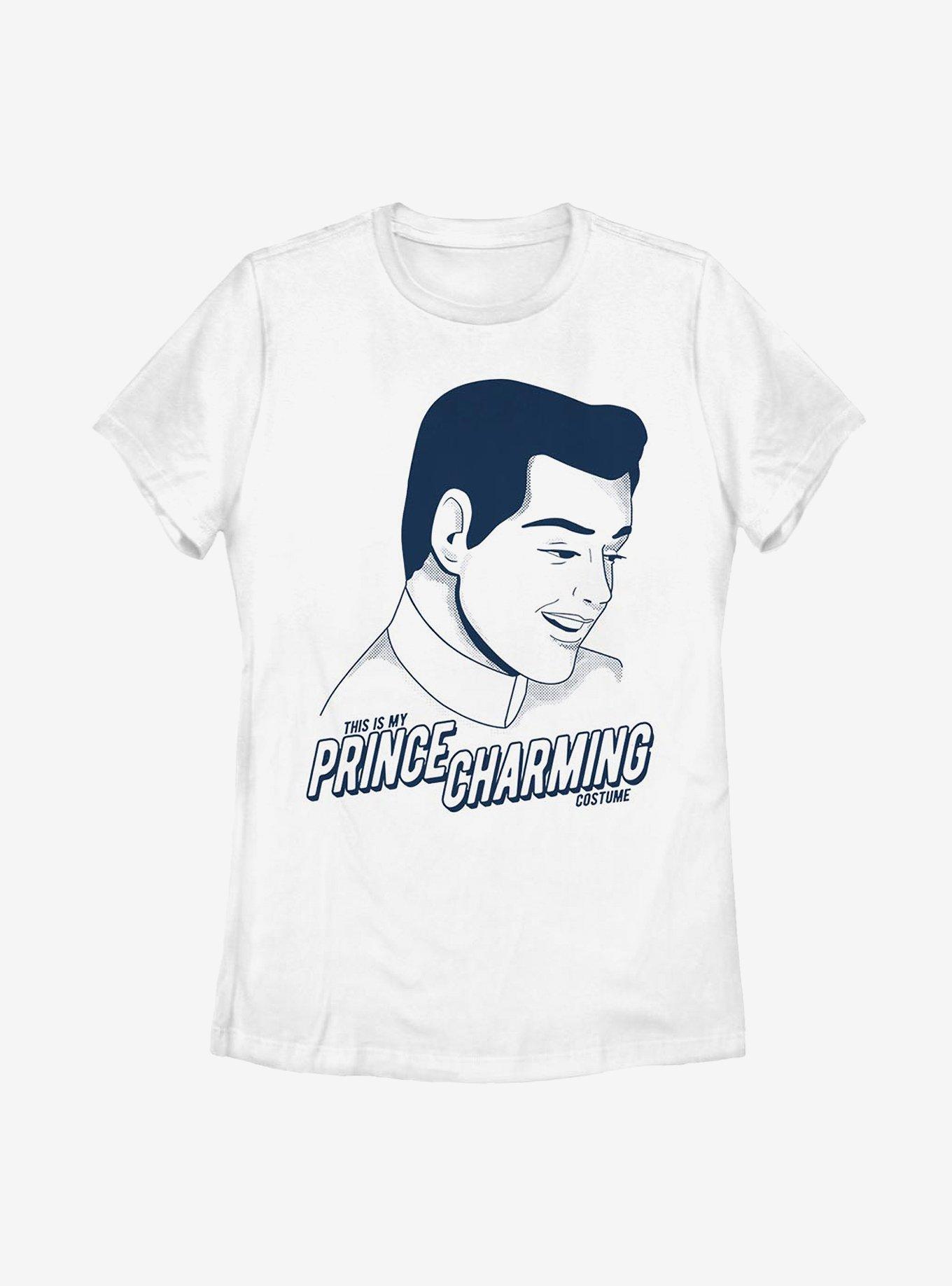 Disney Cinderella Prince Charming Costume Womens T-Shirt, WHITE, hi-res