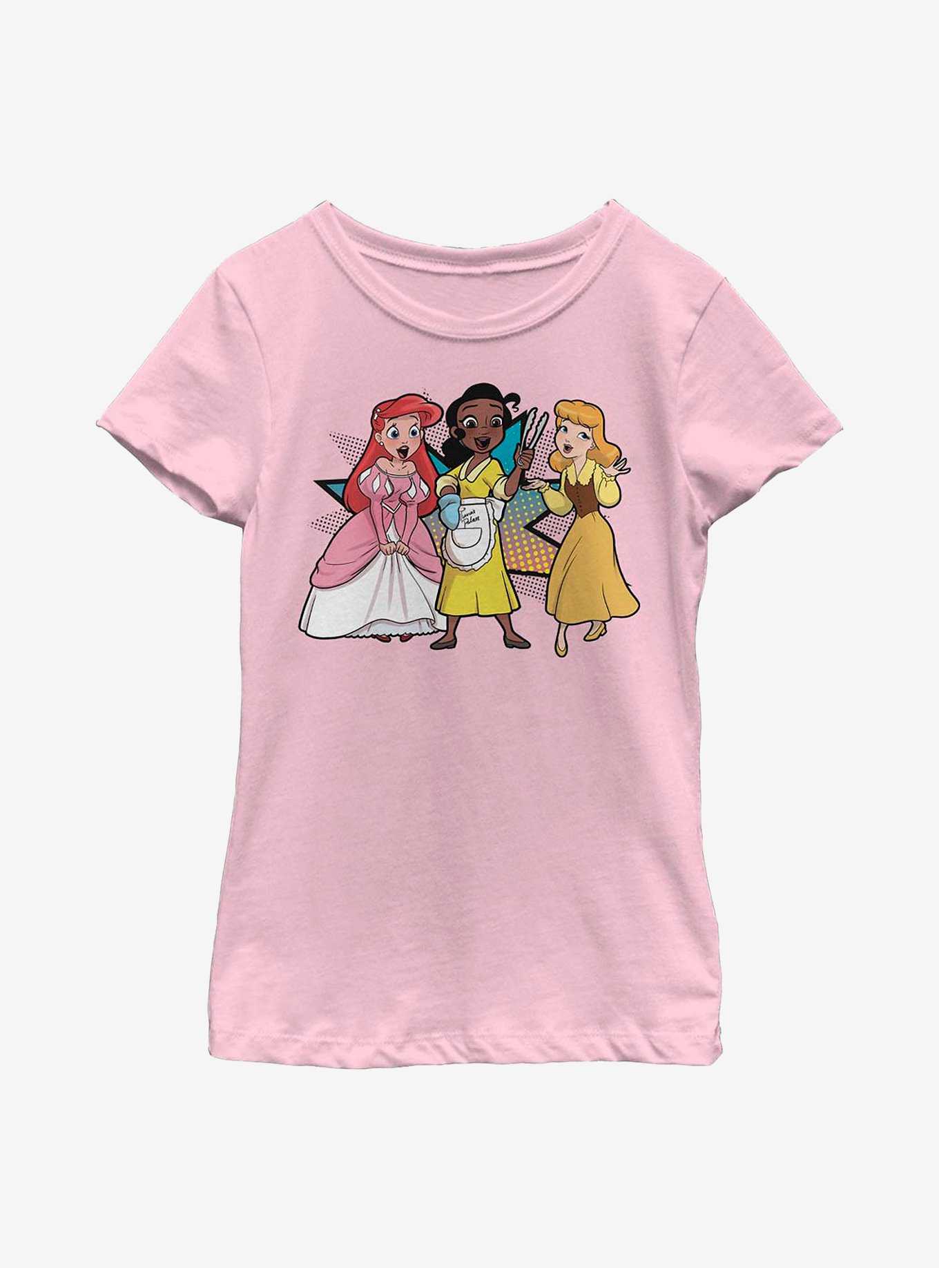 Disney Princesses Comic Princess Trio Youth Girls T-Shirt, , hi-res