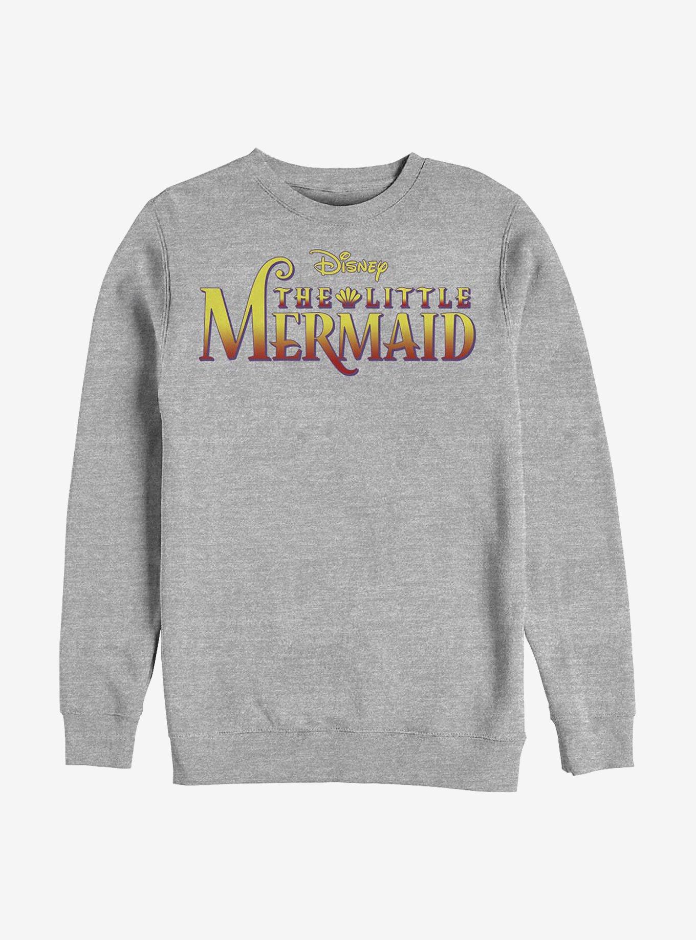 Disney The Little Mermaid Logo Sweatshirt, ATH HTR, hi-res