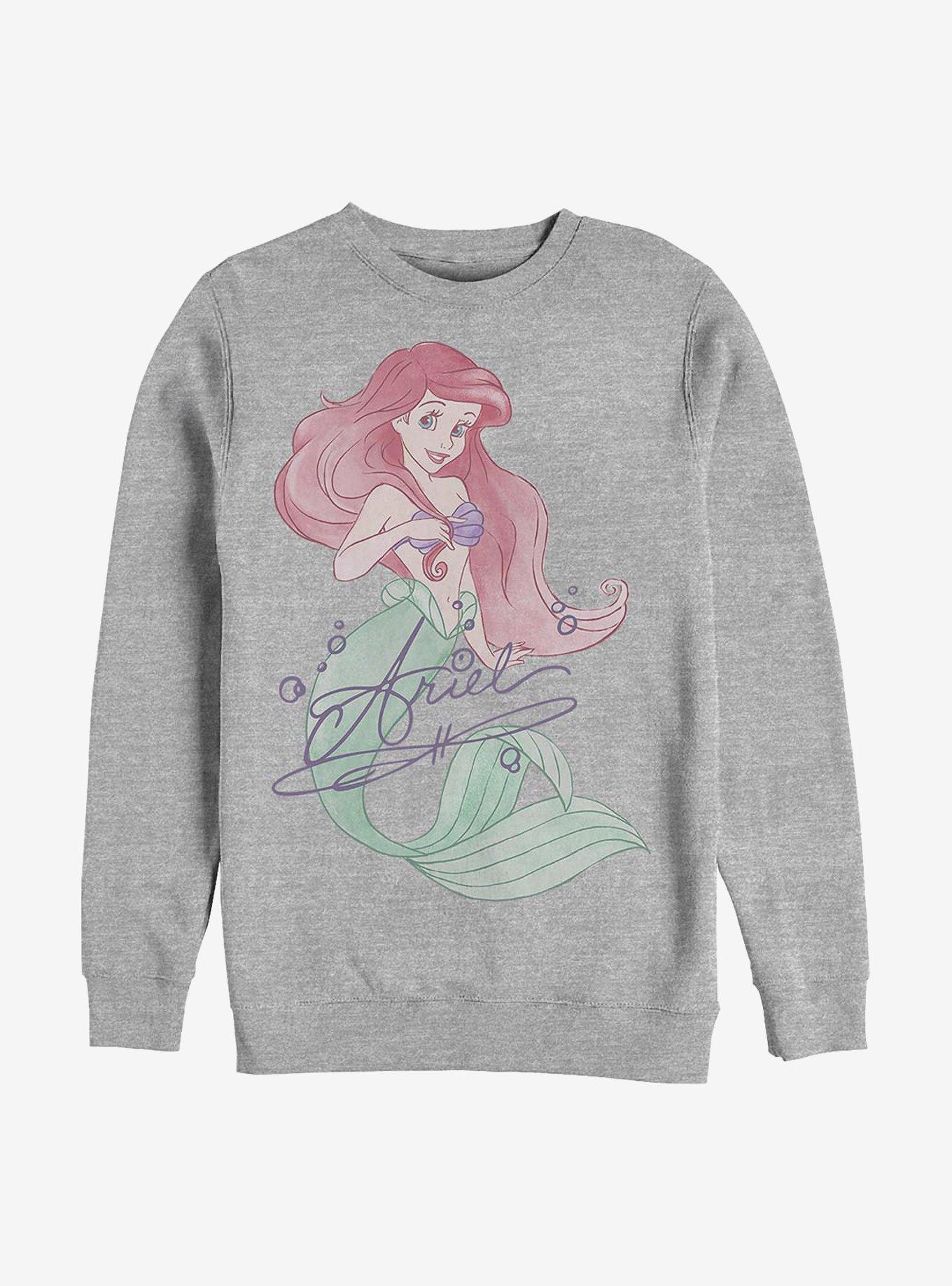 Disney The Little Mermaid Signed Ariel Sweatshirt, , hi-res