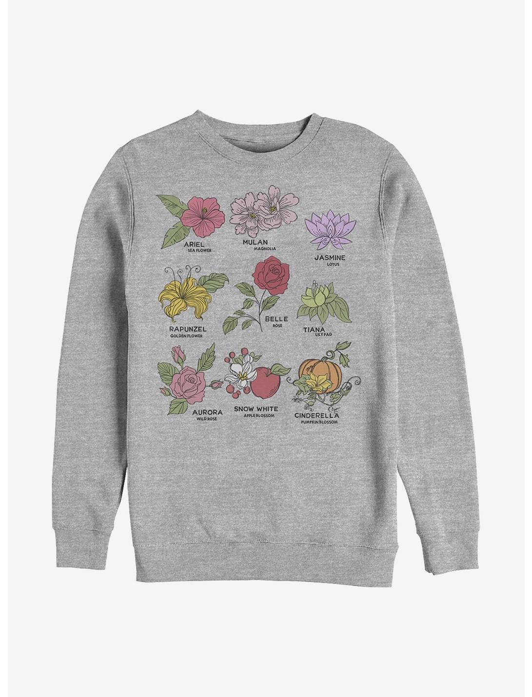Disney Princesses Royal Flora Sweatshirt, ATH HTR, hi-res