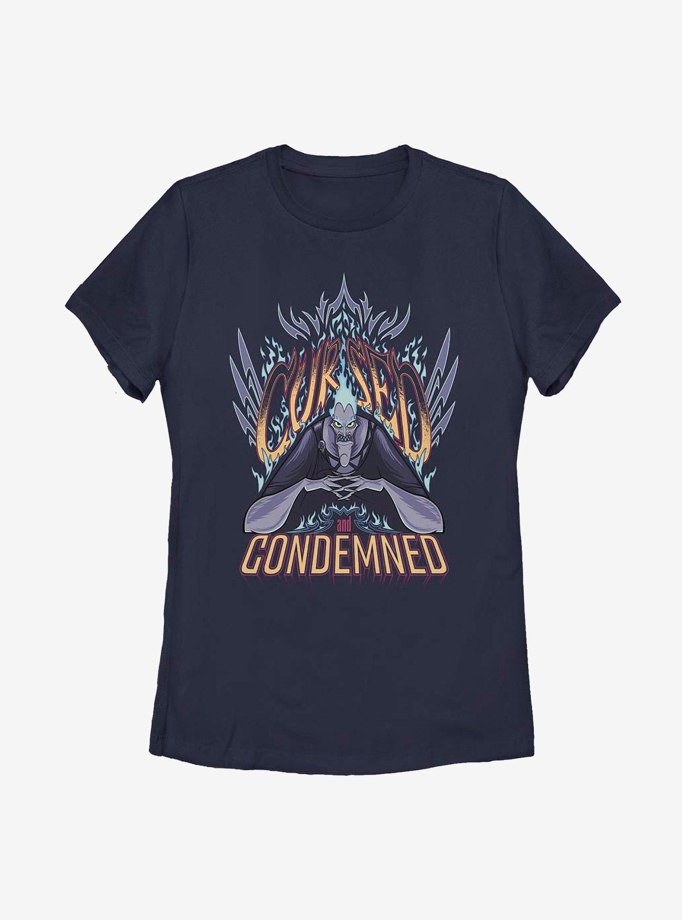 Disney Hercules Cursed Hades Womens T-Shirt, NAVY, hi-res