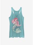 Disney The Little Mermaid Signed Ariel Womens Tank Top, TAHI BLUE, hi-res