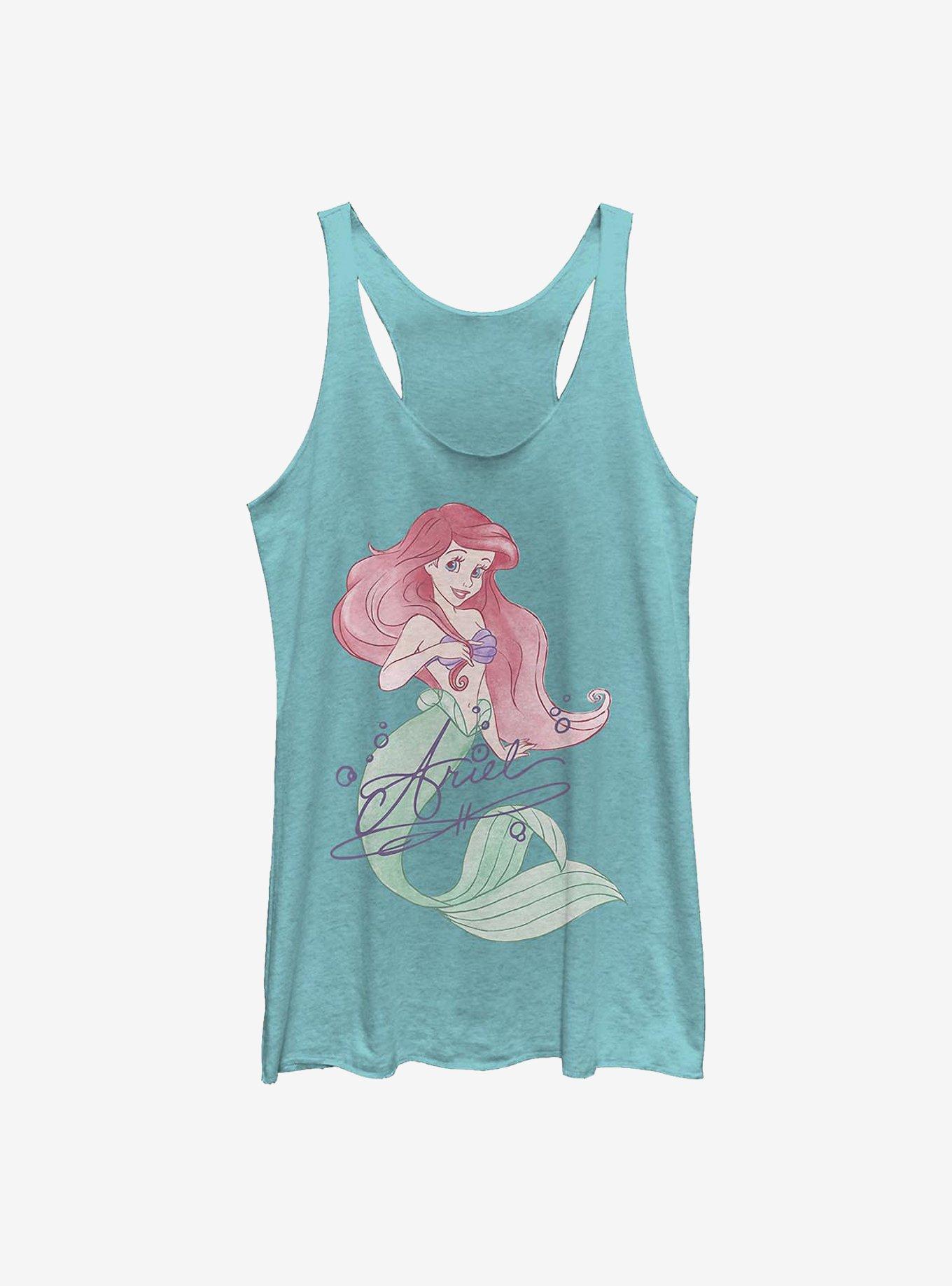 Disney The Little Mermaid Signed Ariel Womens Tank Top, , hi-res