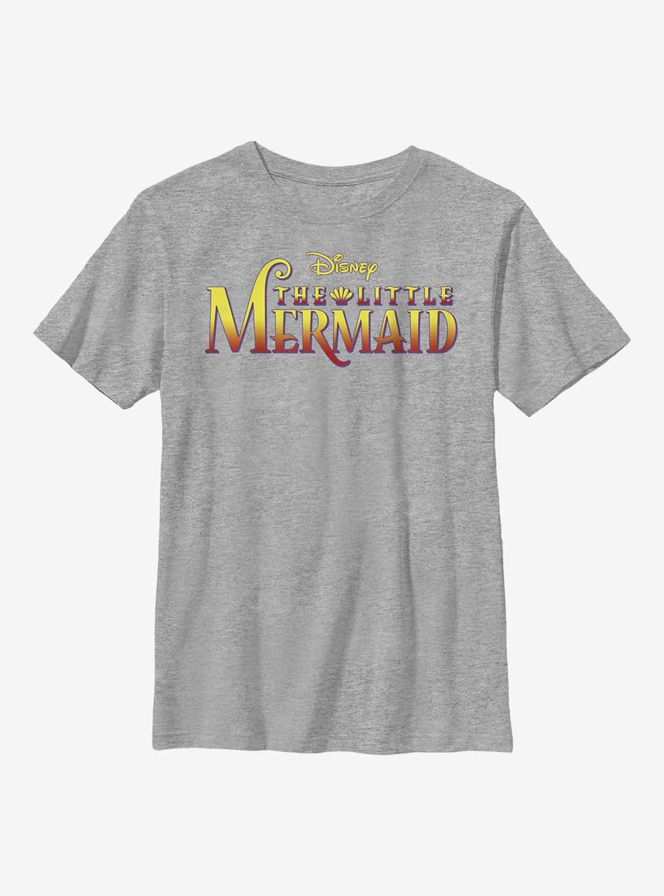 Disney The Little Mermaid Logo Youth T-Shirt, , hi-res
