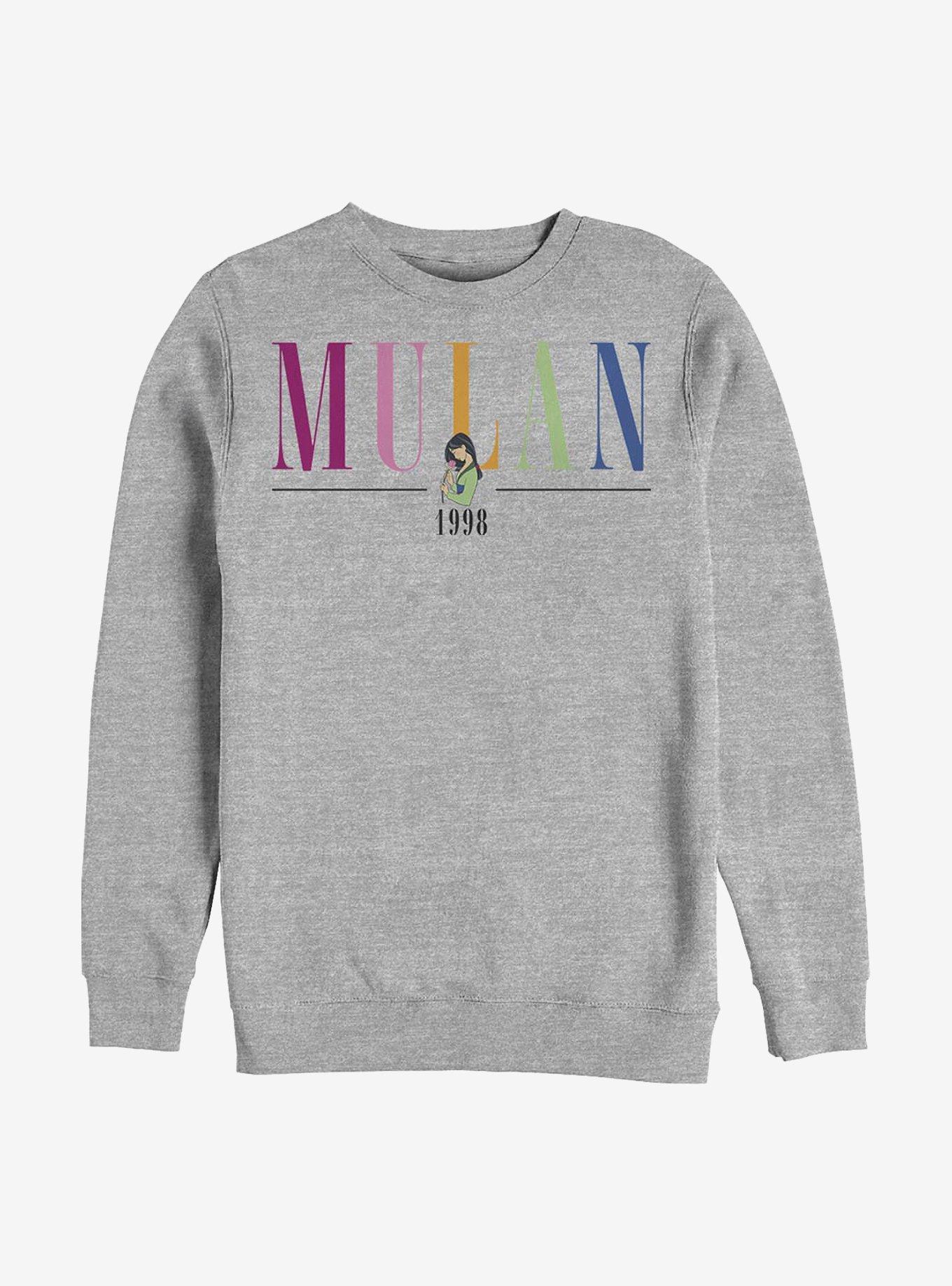 Disney Mulan Title Sweatshirt, ATH HTR, hi-res