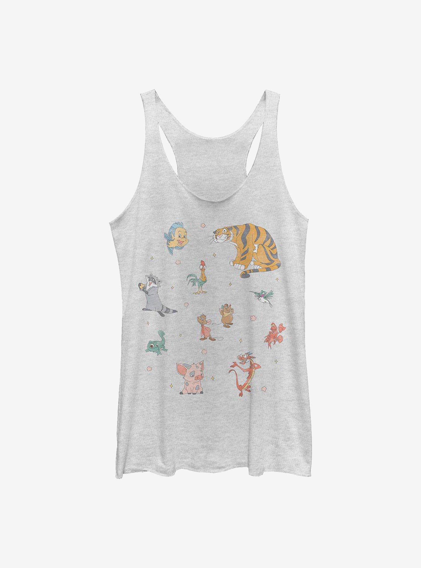Disney Princesses Sidekick Doodle Womens Tank Top, , hi-res
