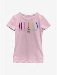 Disney Mulan Title Youth Girls T-Shirt, PINK, hi-res