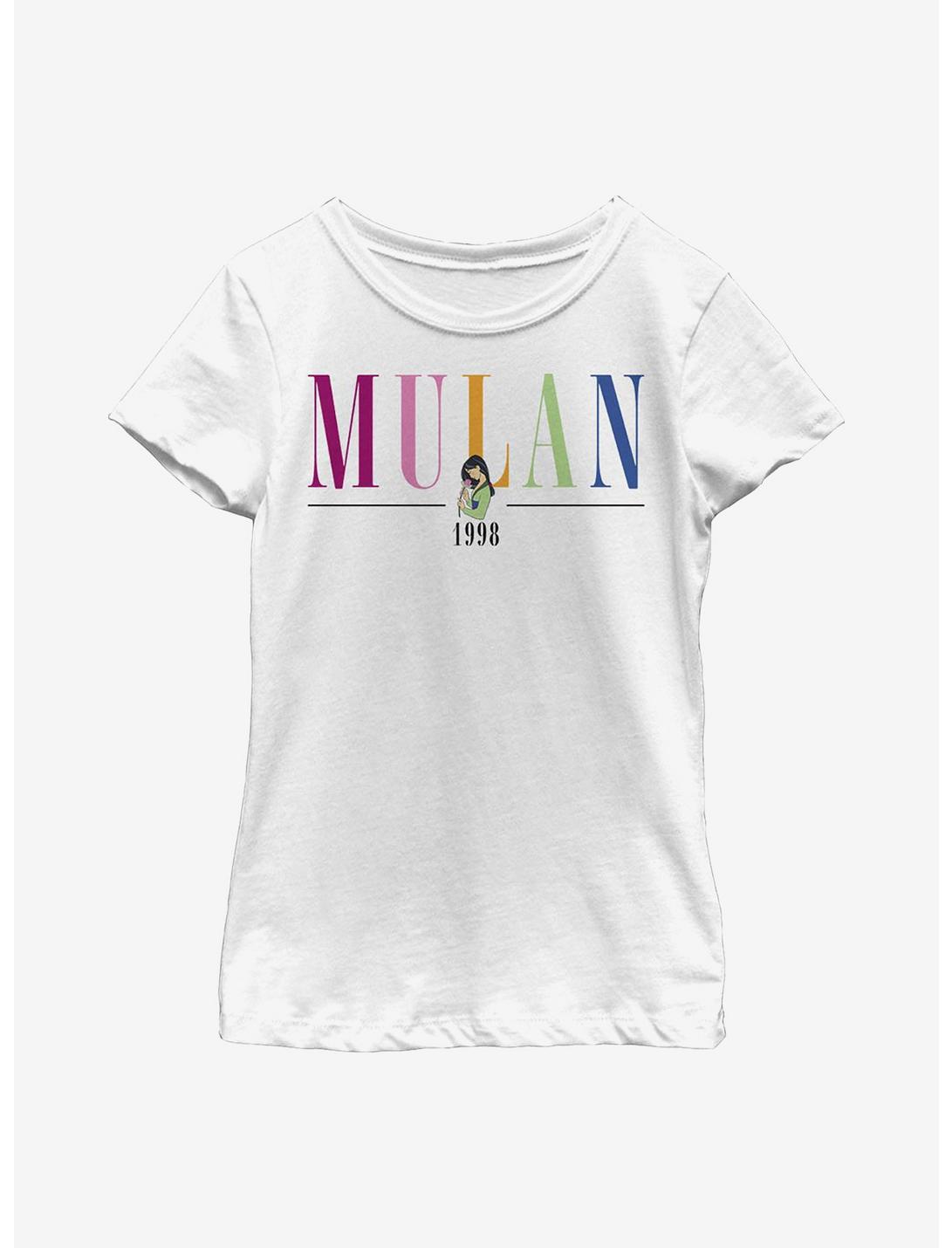 Disney Mulan Title Youth Girls T-Shirt, WHITE, hi-res