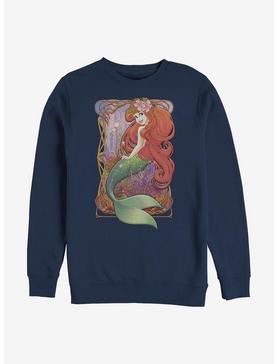 Plus Size Disney The Little Mermaid Art Nouveau Ariel Sweatshirt, , hi-res