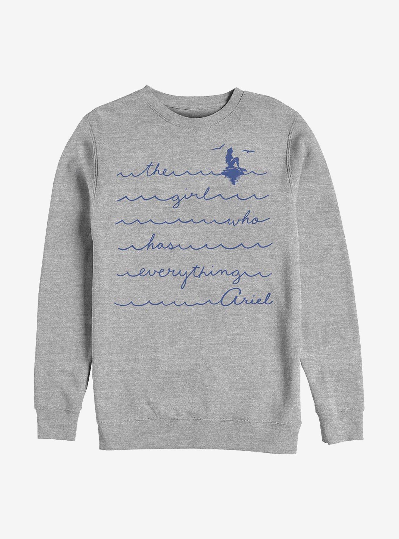 Disney The Little Mermaid Girl Who Has Everything Sweatshirt, , hi-res