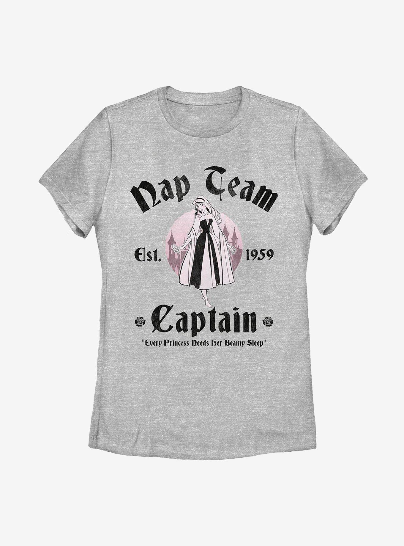 Disney Sleeping Beauty Nap Team Captain Aurora Womens T-Shirt, , hi-res