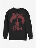 Disney The Little Mermaid Kiss The Girl Sweatshirt, BLACK, hi-res