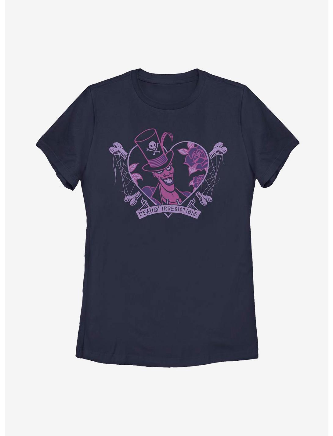 Disney The Princess And The Frog Facilier Deadly Irresistible Womens T-Shirt, NAVY, hi-res