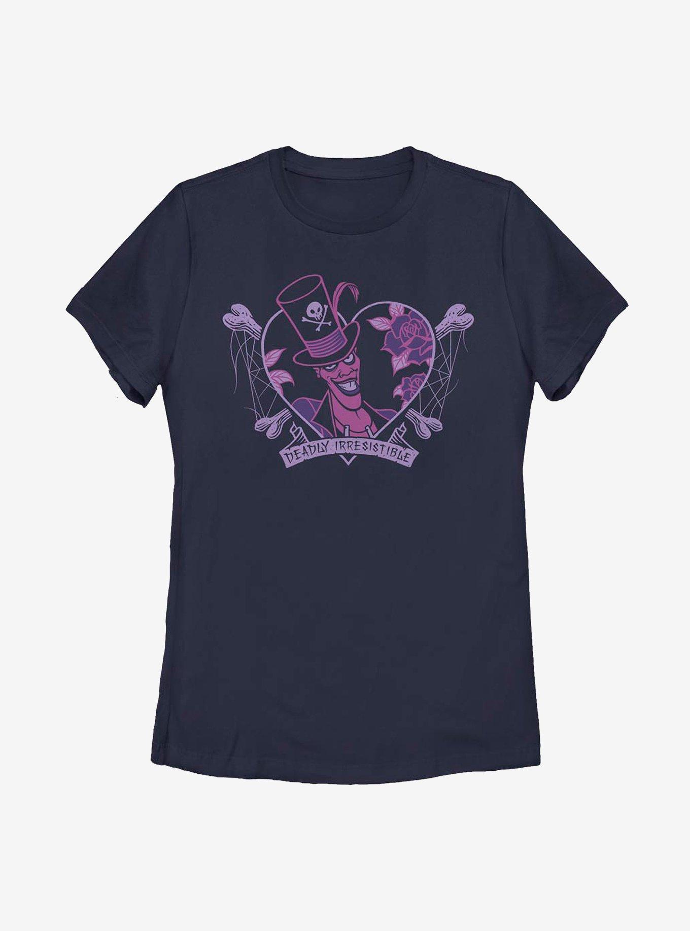 Disney The Princess And The Frog Facilier Deadly Irresistible Womens T-Shirt, NAVY, hi-res